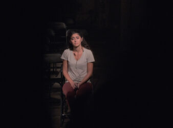 Performing No Demand No Supply: A Re-reading of Lebanon’s 2016 Sex Trafficking Scandal,” a documentary theatre performance under the patronage of the AUB Theater Initiative and in collaboration with NGO KAFA. (Nataly Hindaoui)