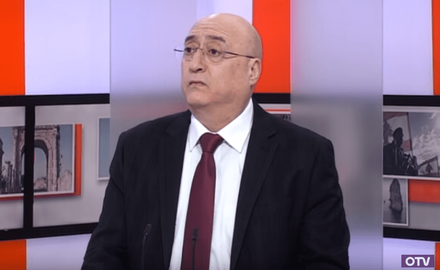 Stillshot of journalist and political analyst Joseph Abu Fadel on TV. (YouTube | OTV Lebanon)