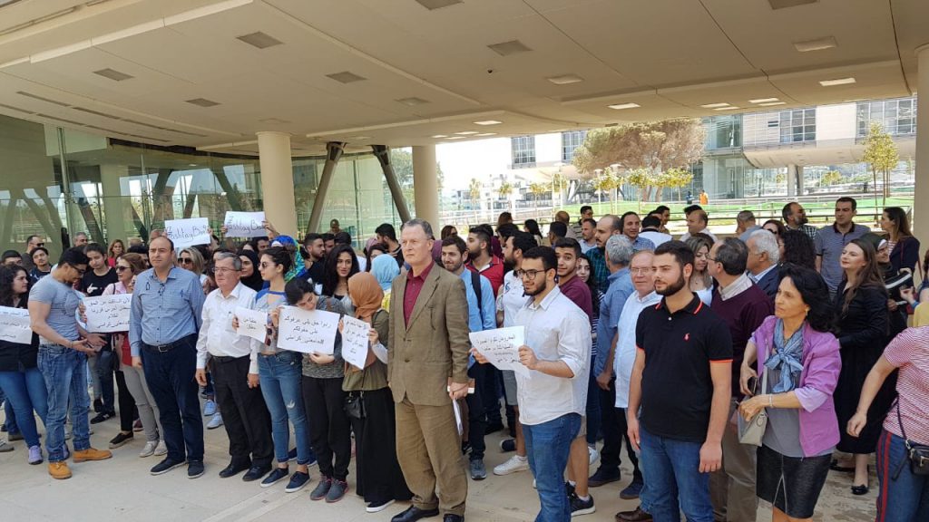 Protest following the Lebanese University strike. (Elnashra)