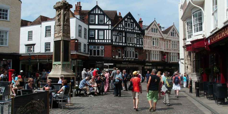 Canterbury's City Center, where a teen of Lebanese decent was attacked. (Chbec | Pixabay)