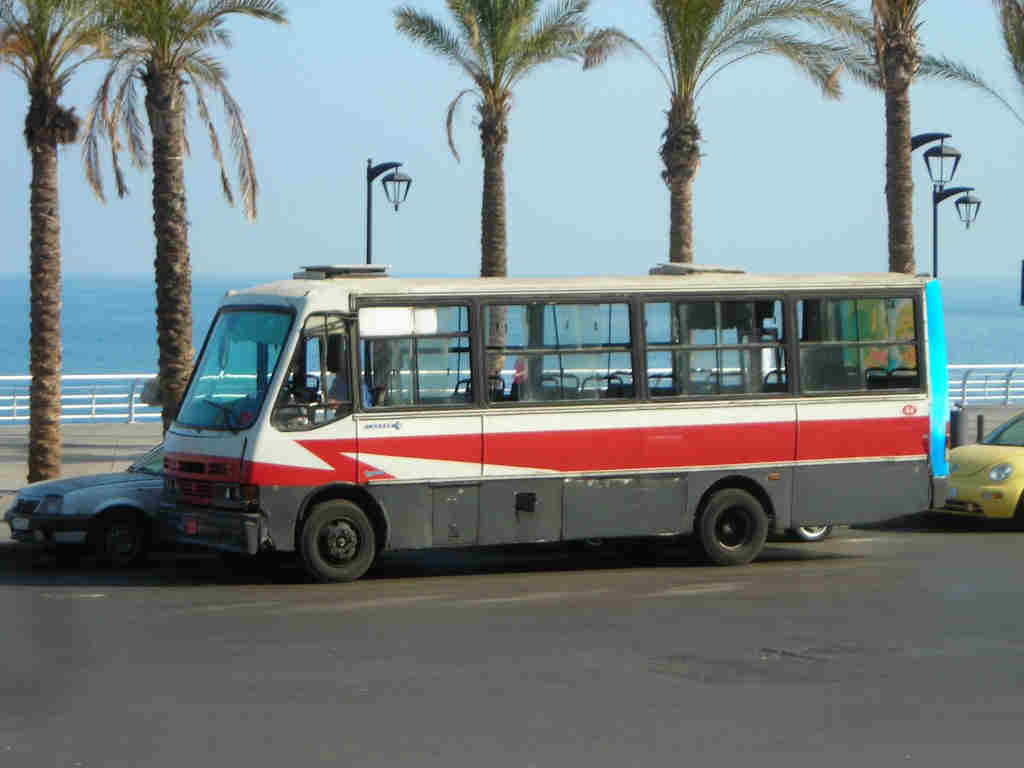 Public bus in Ain Mreisseh (Photo via beirutblog.wordpress.com)