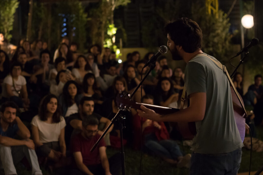 Interbellum plays Sofar Sounds Beirut in October 2018. (Laudy Issa)