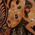 Detail of Colossal Krater from Altamura, about 350 B.C., Greek, made in Apulia, South Italy. (Photo: The Iris) Sisyphus article