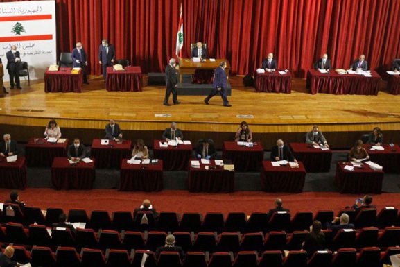 Parliament convenes for second day in a row on April 22, 2020. (Photo: NNA) Early elections / Nabih Berri article