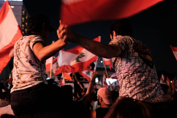 The earlier months of Lebanon's anti-government revolution were characterised by peaceful, joyous protests. Today, protesters are hungrier, the economy is collapsing and poverty rates have skyrocketed. As such, protests are more violent. (Photo: Andre Mahfouz)
