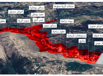 Visual showing some of the repurcussions of the Bisri Dam project. (Photo: Environmental Justice Atlas)