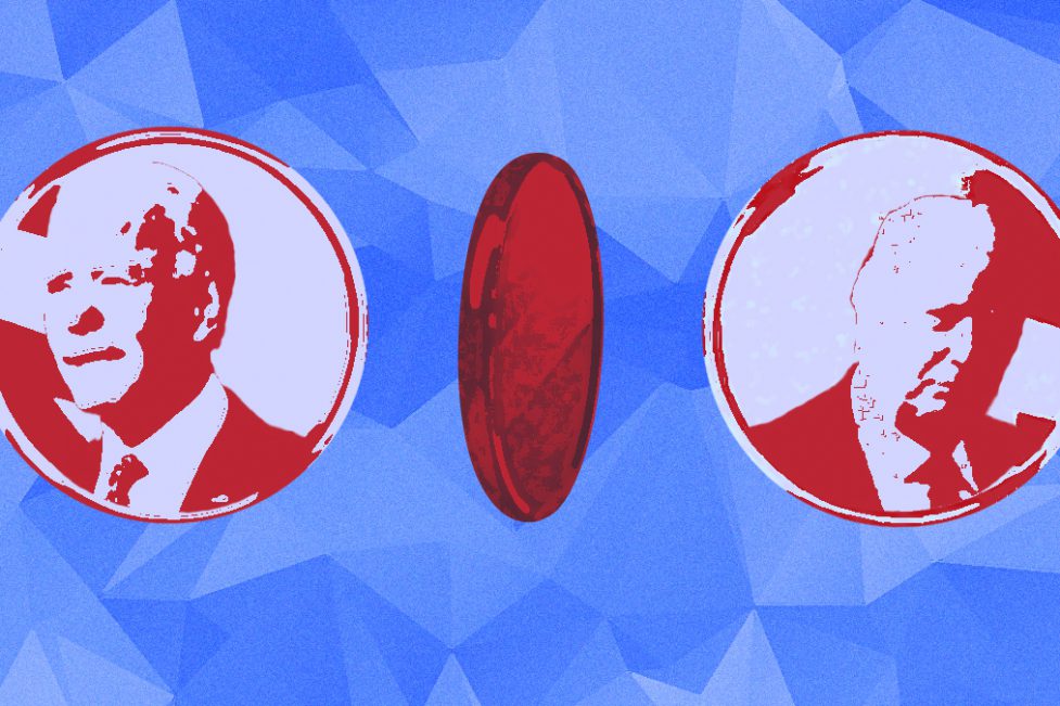 Joe Biden and Donald Trump: Two sides of the same coin. (Photo: Laudy Issa)