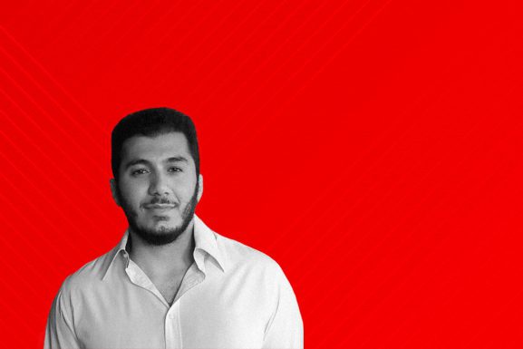 Image of Karim Safieddine against a red background