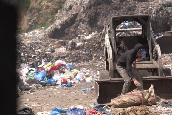 Still from Beirut Today's documentary "Trash for Profit," about waste management in Lebanon.