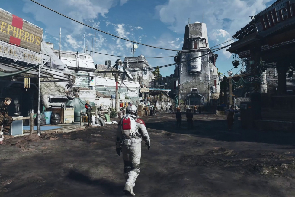 Clip from the Starfield gameplay reveal from Xbox and Bethesda